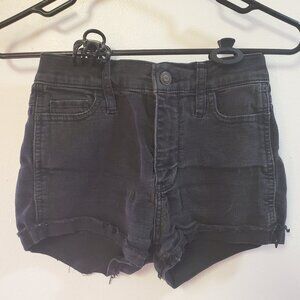 Hollister Black Highrise Shorts